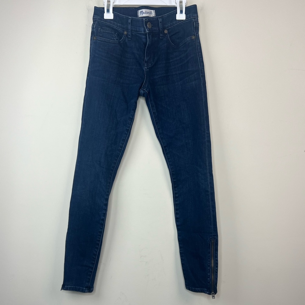 Madewell Skinny Skinny Ankle Zipper Jeans, 25